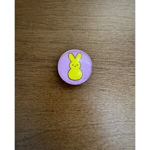 *Handmade Magnet* The Woobles PEEPS® Yellow Bunny Spring Edition Sticker Magnet
